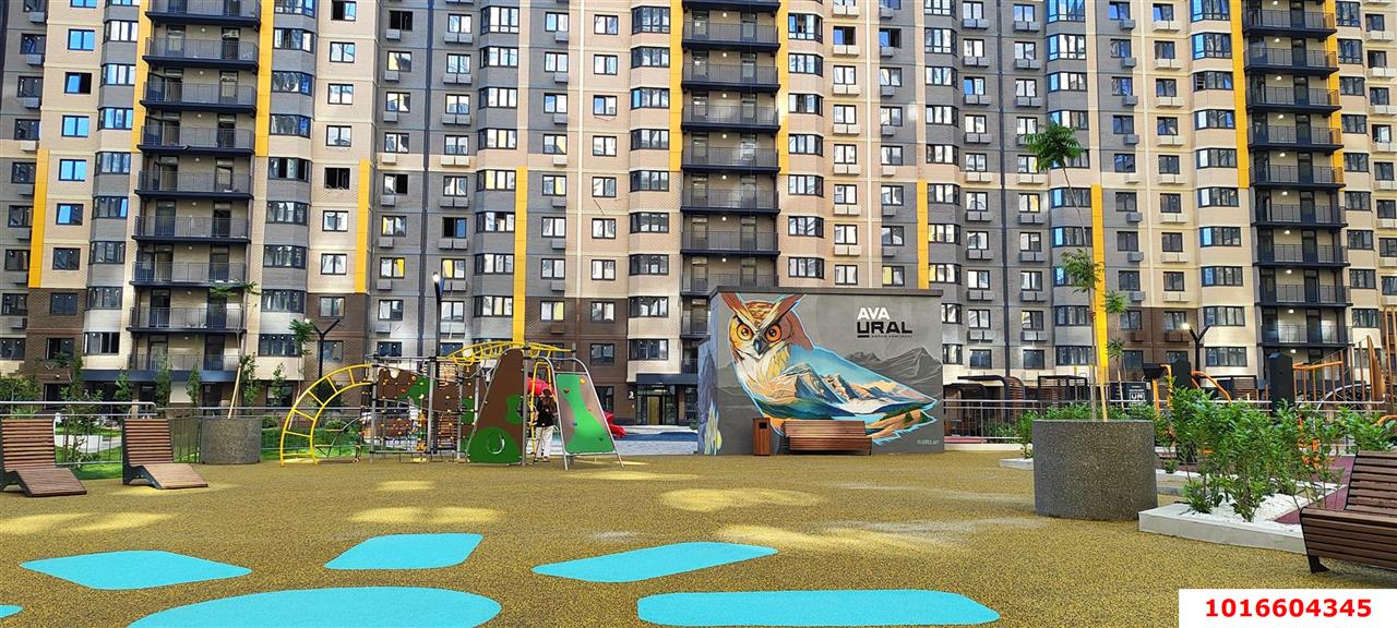 Фото №4: Студия 25&nbsp;м², 5/24&nbsp;эт. - Краснодар, Карасунский внутригородской округ, Камвольно-суконный Комбинат, мкр. ЖК Урал, ул. Уральская, 87/7