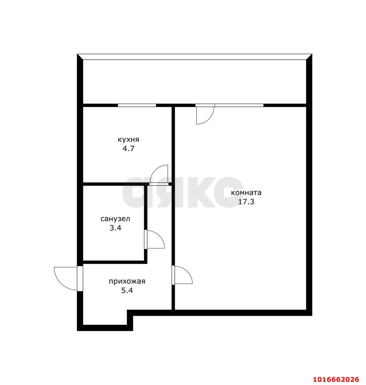 Фото №8: 1-комнатная квартира 30&nbsp;м², 1/9&nbsp;эт. - Краснодар, Западный внутригородской округ, мкр. Фестивальный, ул. имени Тургенева, 142