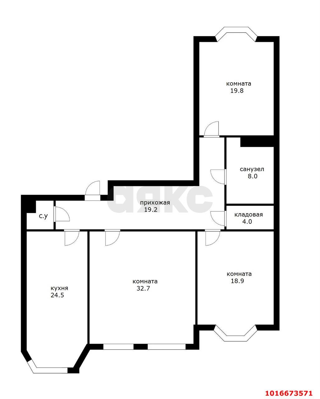 Фото №3: 3-комнатная квартира 118&nbsp;м², 2/10&nbsp;эт. - Краснодар, Западный внутригородской округ, Горгаз, мкр. Центральный, ул. Кубанская набережная, 4
