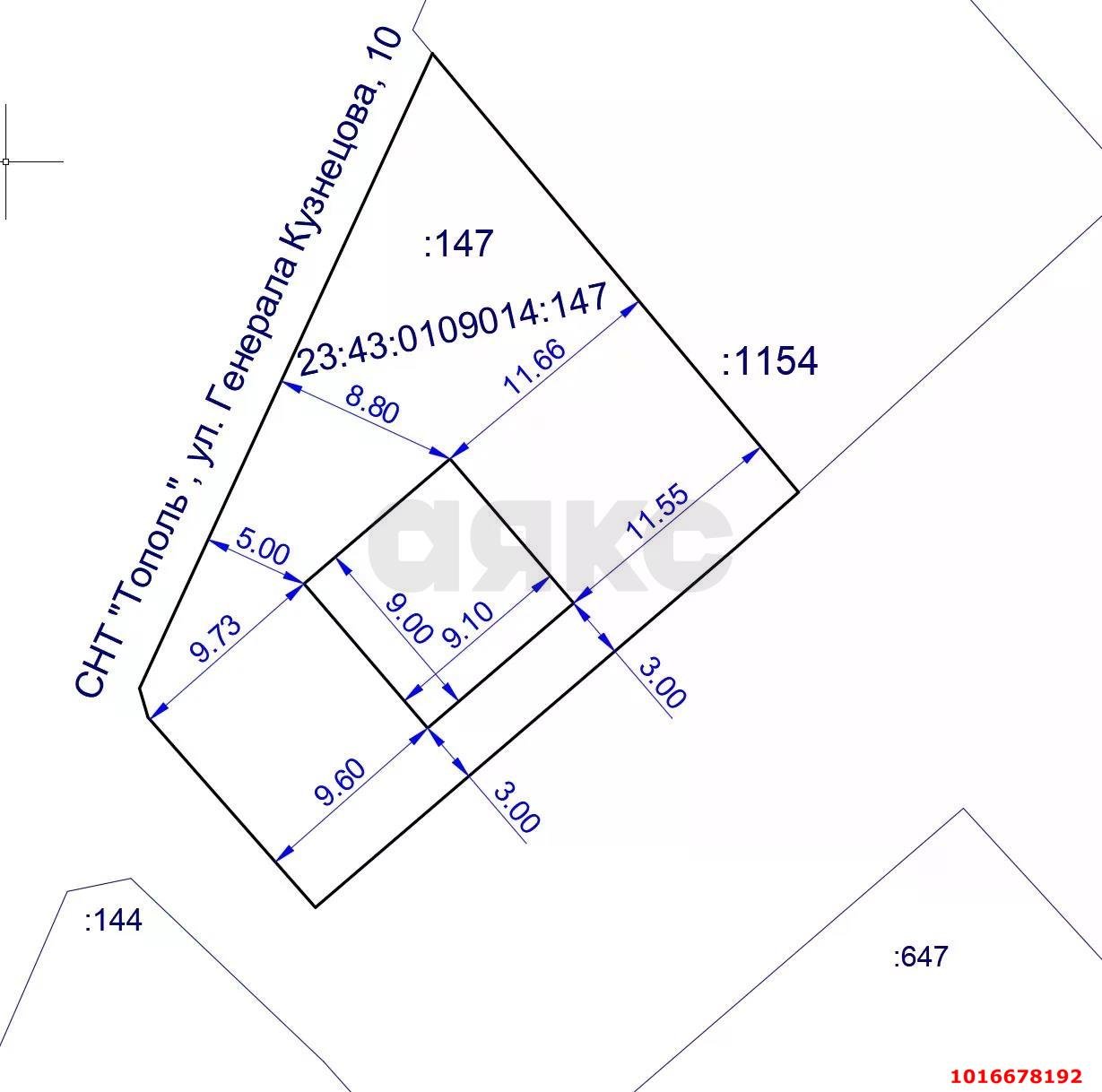 Фото №10: Дом 66&nbsp;м² + 6.1&nbsp;сот., 1&nbsp;эт. - Октябрьский, Прикубанский внутригородской округ, мкр. СНТ Тополь, ул. Генерала Кузнецова