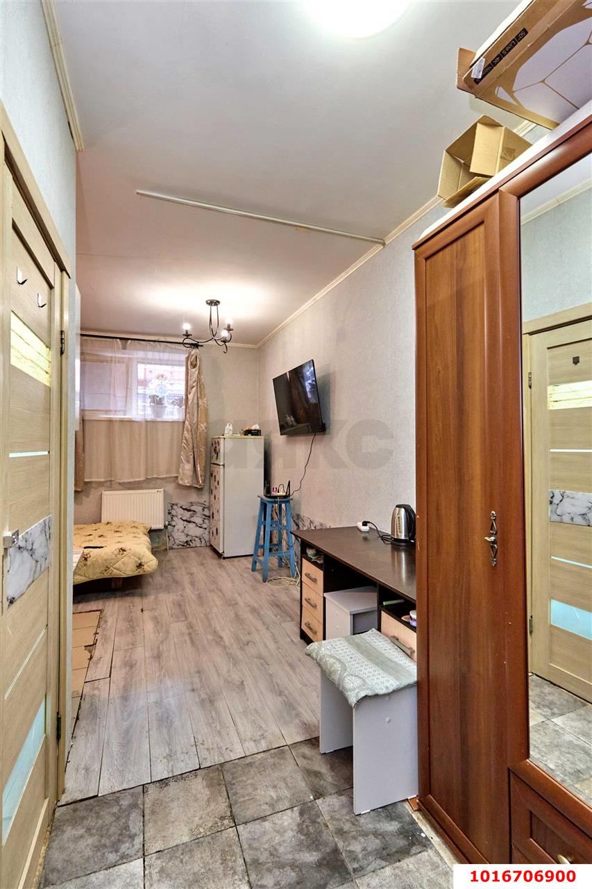Фото №5: Студия 20&nbsp;м², 1/3&nbsp;эт. - Краснодар, Прикубанский внутригородской округ, Калинино, мкр. Завод Радиоизмерительных Приборов, пер. Гаражный, 12/3к5