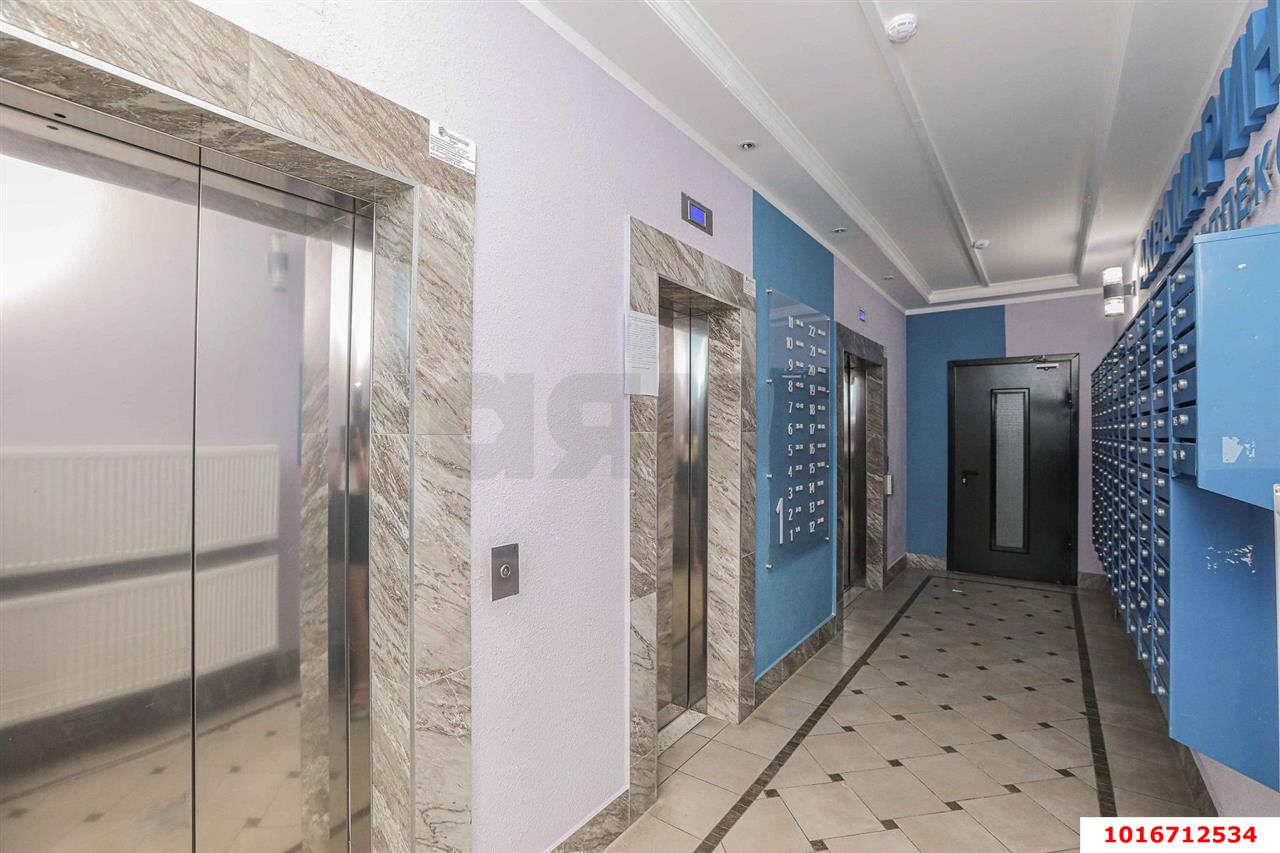 Фото №14: 1-комнатная квартира 54&nbsp;м², 5/22&nbsp;эт. - Краснодар, Карасунский внутригородской округ, Хлопчато-бумажный Комбинат, мкр. жилой комплекс Аквамарин, ул. Уральская, 75к1
