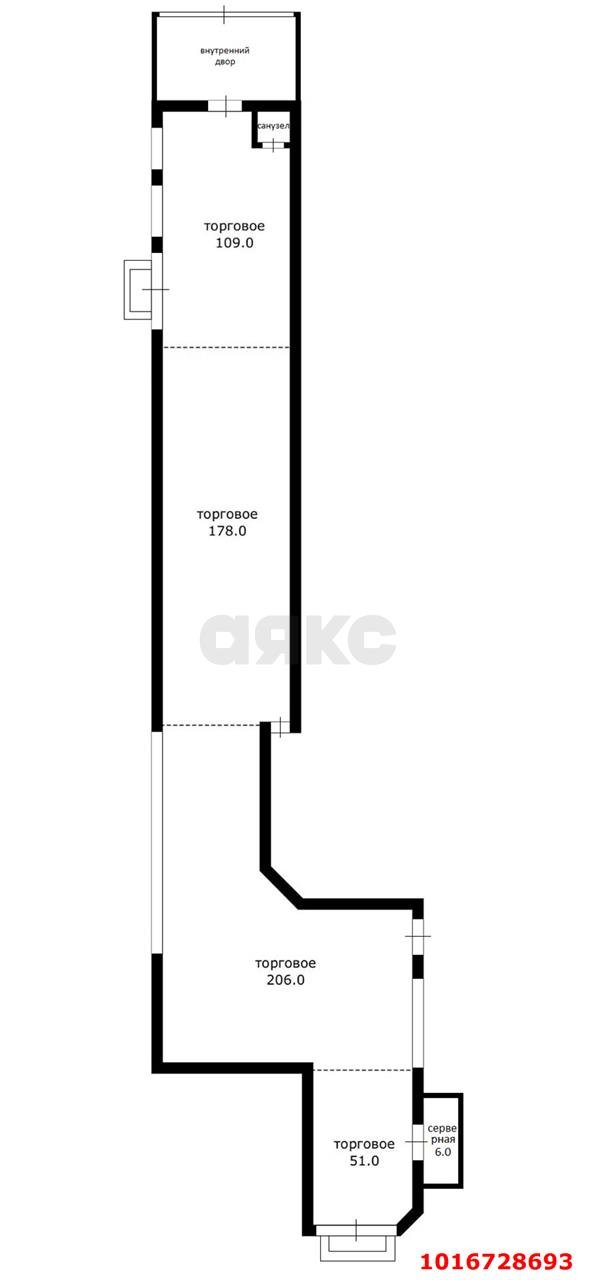 Фото №2: Торговое помещение 520&nbsp;м², 1/1&nbsp;эт. - Краснодар, мкр. Западный внутригородской округ, ул. Северная, 281