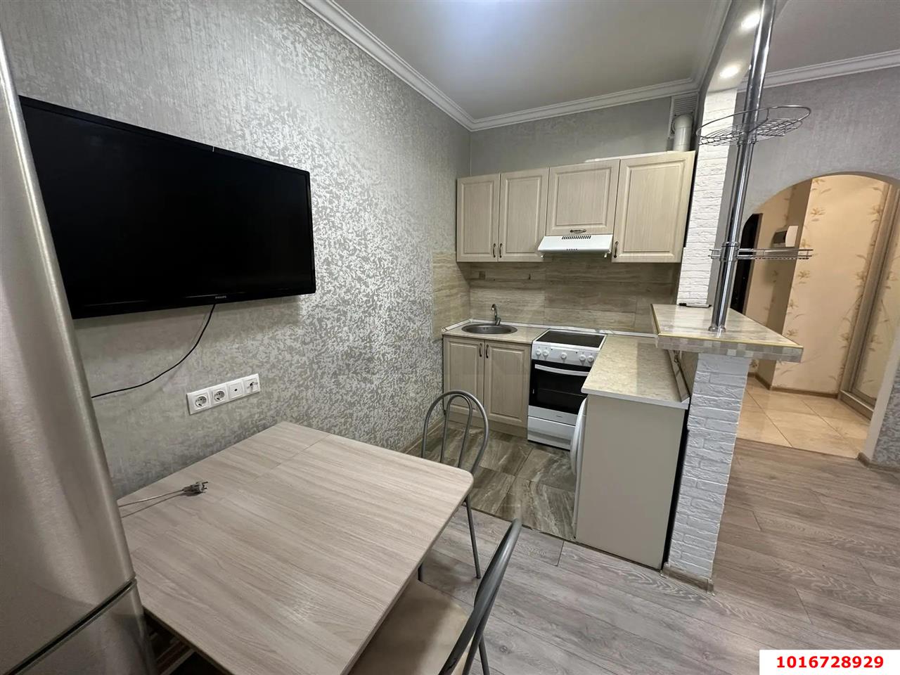 Фото №3: Студия 27&nbsp;м², 6/12&nbsp;эт. - Краснодар, Прикубанский внутригородской округ, Славянский, мкр. Светлоград, ул. Красных Партизан, 1/3к10