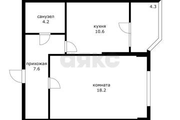 Фото №1: Торговое помещение 44&nbsp;м², 1/24&nbsp;эт. - Краснодар, мкр. ЖК Сказка Град, ул. имени В.Н. Мачуги, 166А