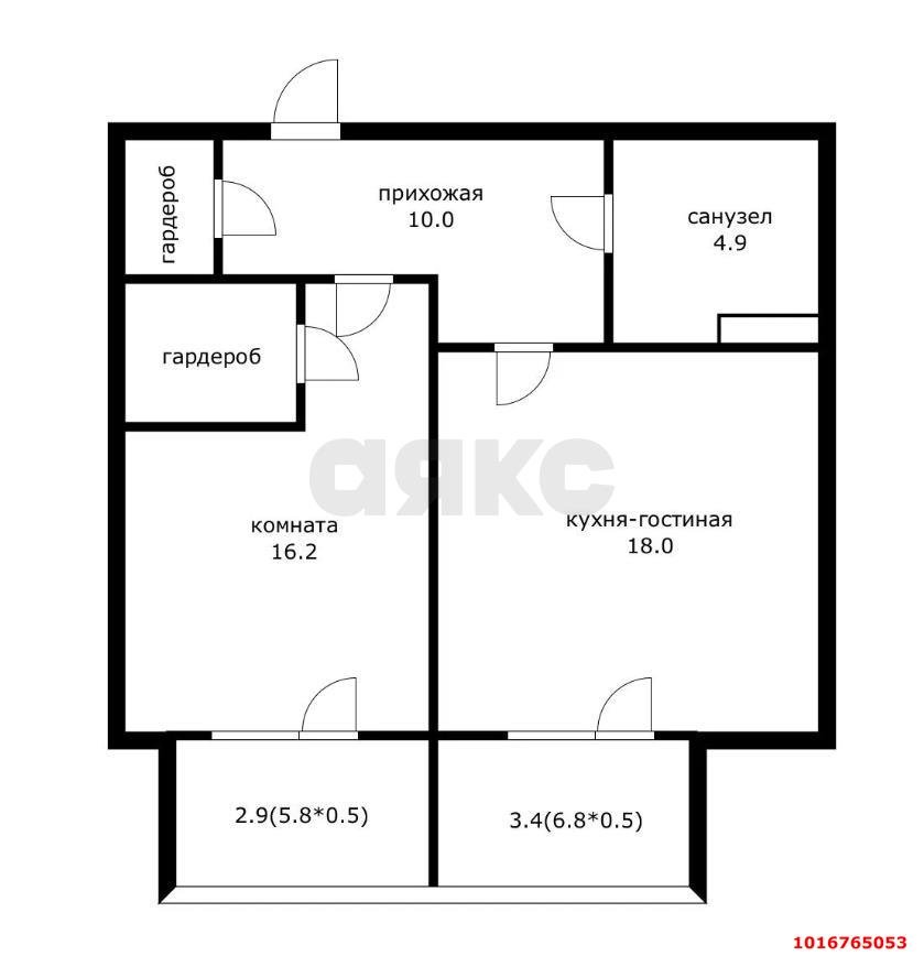 Фото №32: 1-комнатная квартира 67&nbsp;м², 8/15&nbsp;эт. - Краснодар, Прикубанский внутригородской округ, Завод Измерительных Приборов, мкр. ЖК Девелопмент Плаза, ул. имени 40-летия Победы, 33Г