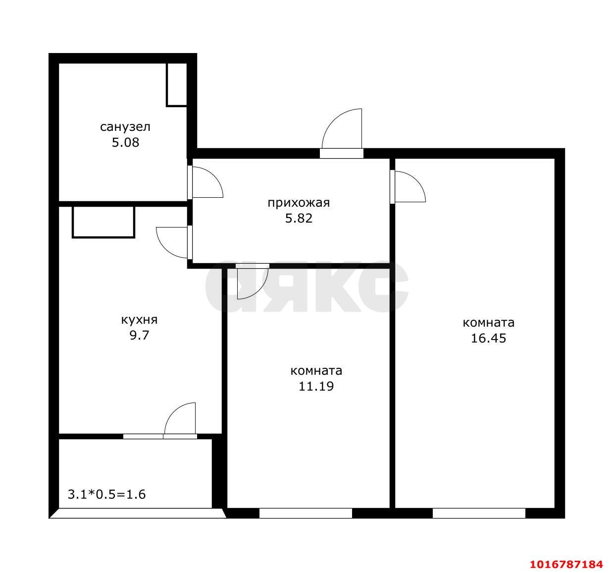Фото №1: 2-комнатная квартира 51&nbsp;м², 22/24&nbsp;эт. - Краснодар, Прикубанский внутригородской округ, ЖК Лучший, мкр. имени Петра Метальникова, ул. Петра Метальникова, 36