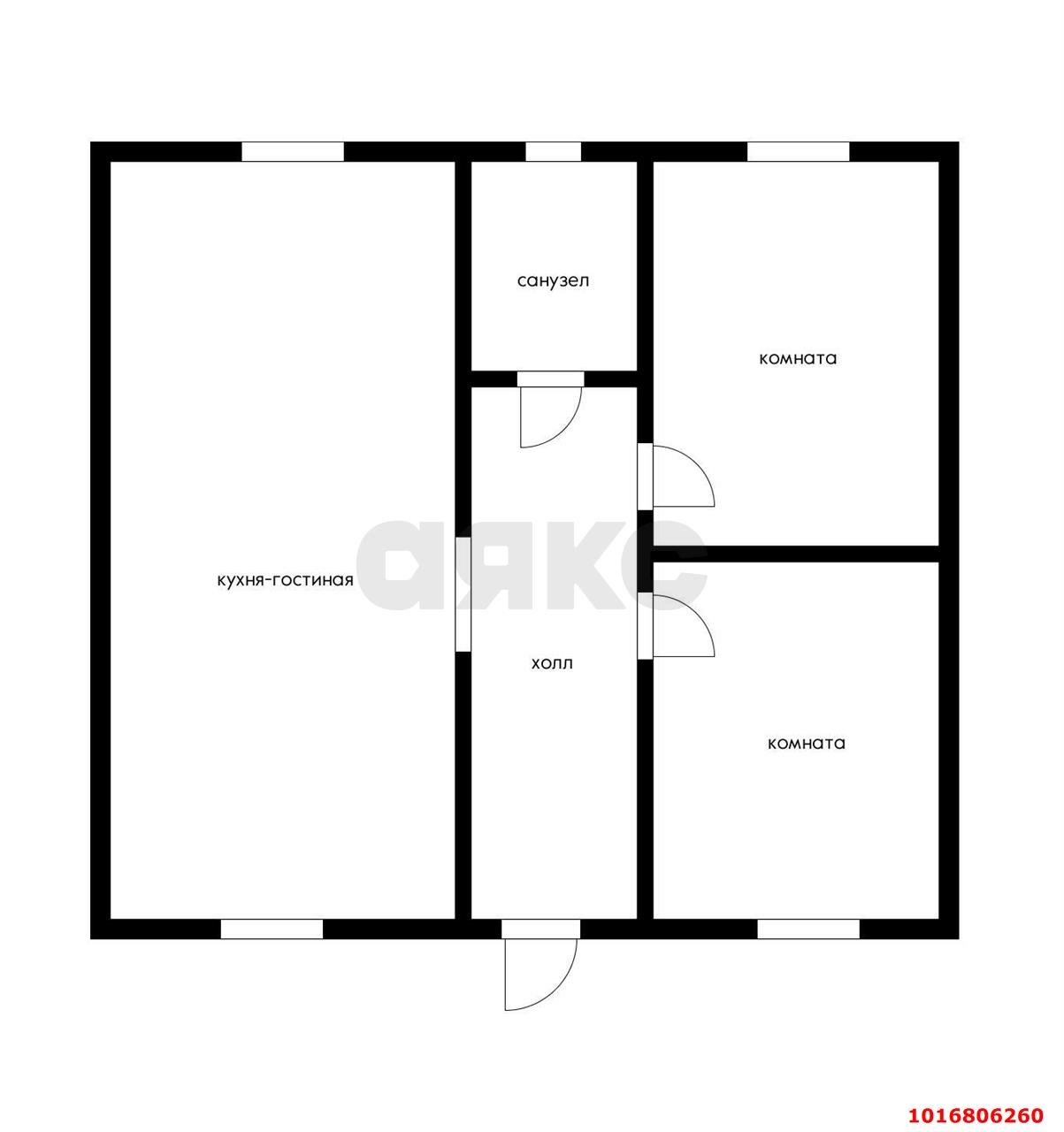 Фото №3: Дом 47&nbsp;м² + 5&nbsp;сот., 1&nbsp;эт. - Яблоновский, пр-д 2-й Лабинский, 9