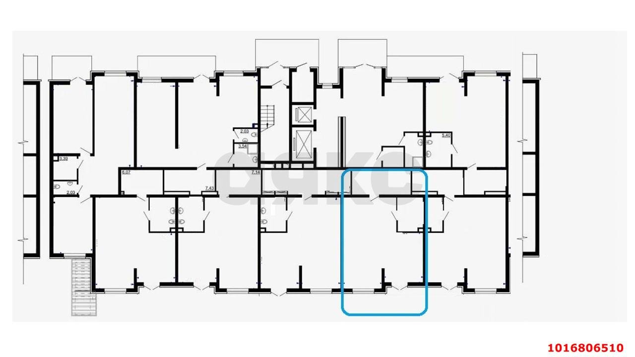Фото №6: Торговое помещение 40 м², 1/16 эт. - Краснодар, Прикубанский внутригородской округ, Прикубанский внутригородской округ, ЖК Лучший, ЖК Лучший, имени Петра Метальникова, мкр. имени Петра Метальникова, ул. Петра Метальникова, 36