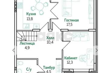 Фото №1: Дом 127&nbsp;м² + 2&nbsp;сот., 2&nbsp;эт. - Краснодар, мкр. КП Греция, ул. Оливковая, 1к46