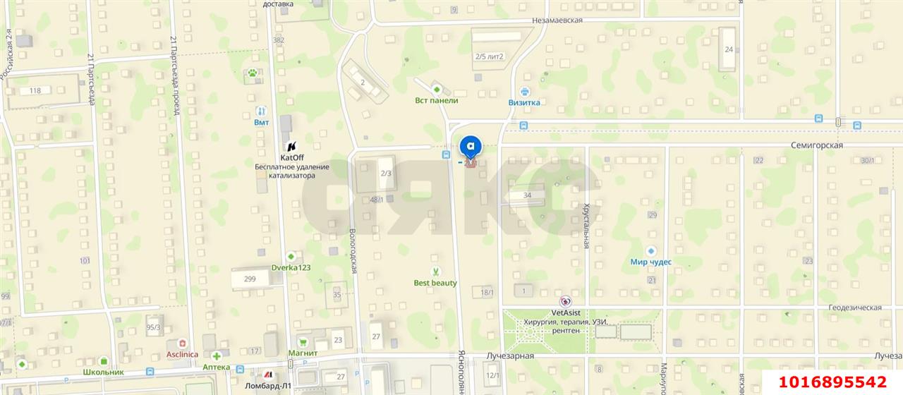 Фото №2: Торговое помещение 48&nbsp;м², 1/1&nbsp;эт. - Краснодар, Прикубанский внутригородской округ, Калинино, мкр. Завод Радиоизмерительных Приборов, ул. Яснополянская, 28/1А