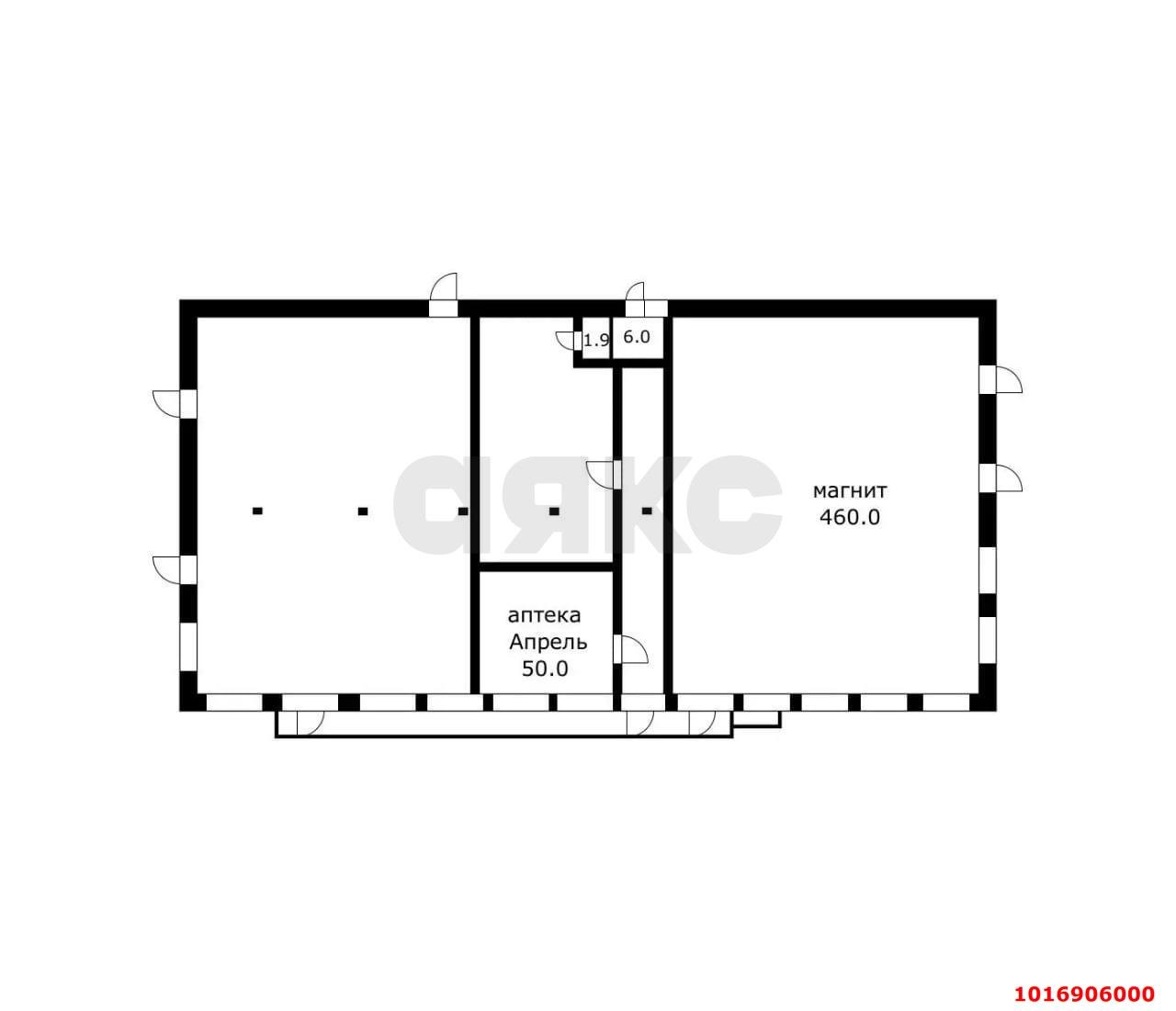 Фото №20: Торговое помещение 1141&nbsp;м², 1/1&nbsp;эт. - Новоминская
