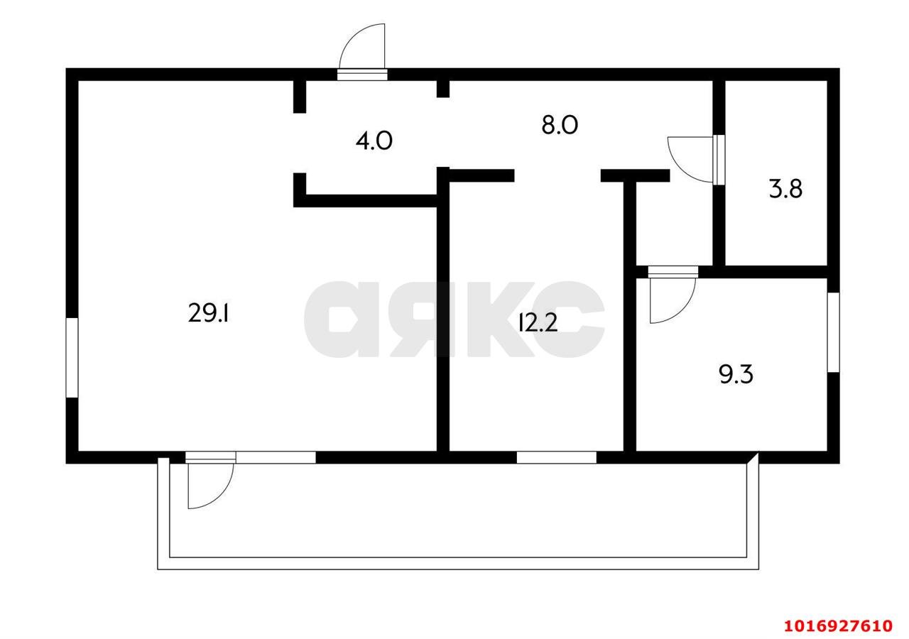 Фото №16: 2-комнатная квартира 75&nbsp;м², 11/14&nbsp;эт. - Краснодар, Западный внутригородской округ, мкр. Центральный, ул. имени Пушкина, 5