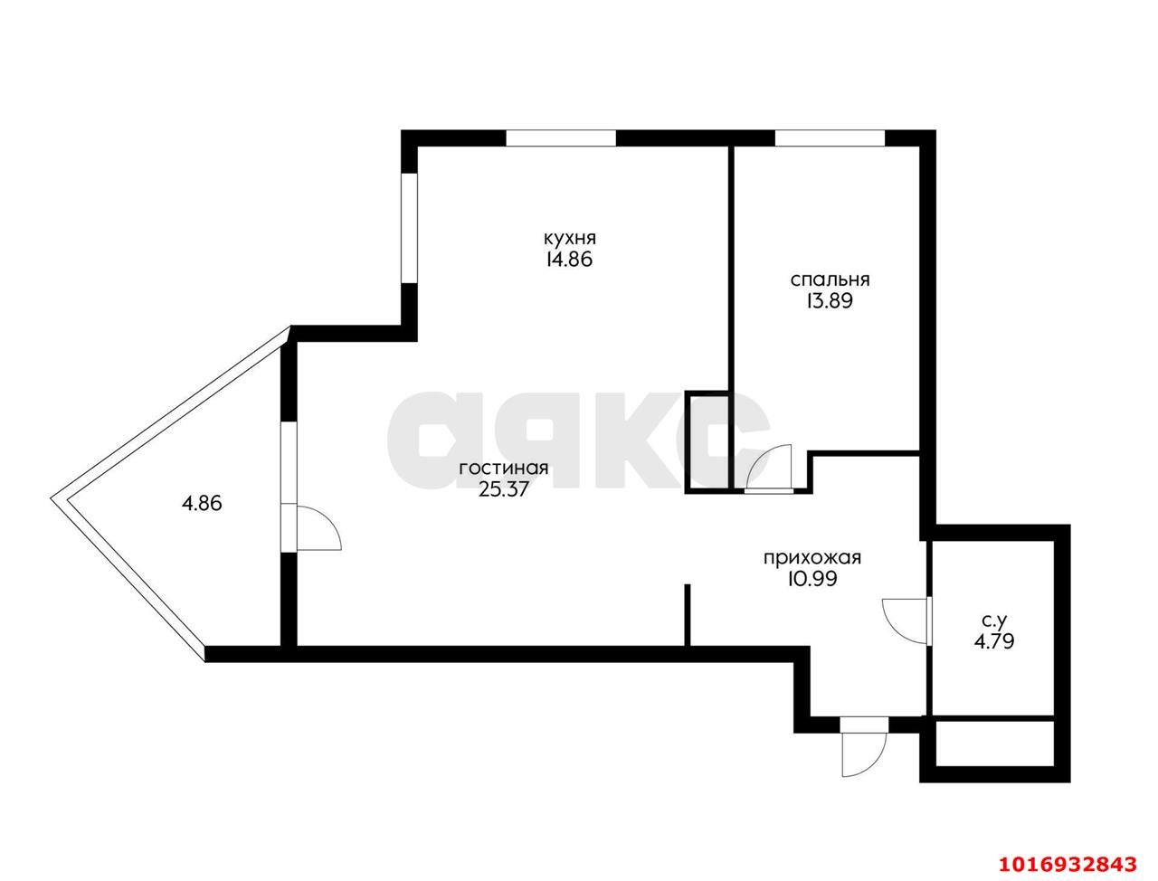Фото №15: 2-комнатная квартира 77&nbsp;м², 5/24&nbsp;эт. - Краснодар, Карасунский внутригородской округ, Хлопчато-бумажный Комбинат, мкр. жилой комплекс Элегант, ул. Сормовская, 1/3
