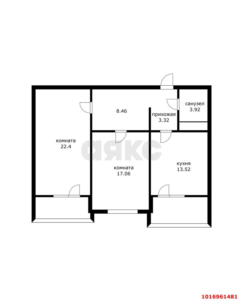 Фото №12: 2-комнатная квартира 76&nbsp;м², 14/18&nbsp;эт. - Краснодар, Центральный внутригородской округ, ЖК Покровский, мкр. Центральный, ул. Промышленная, 33
