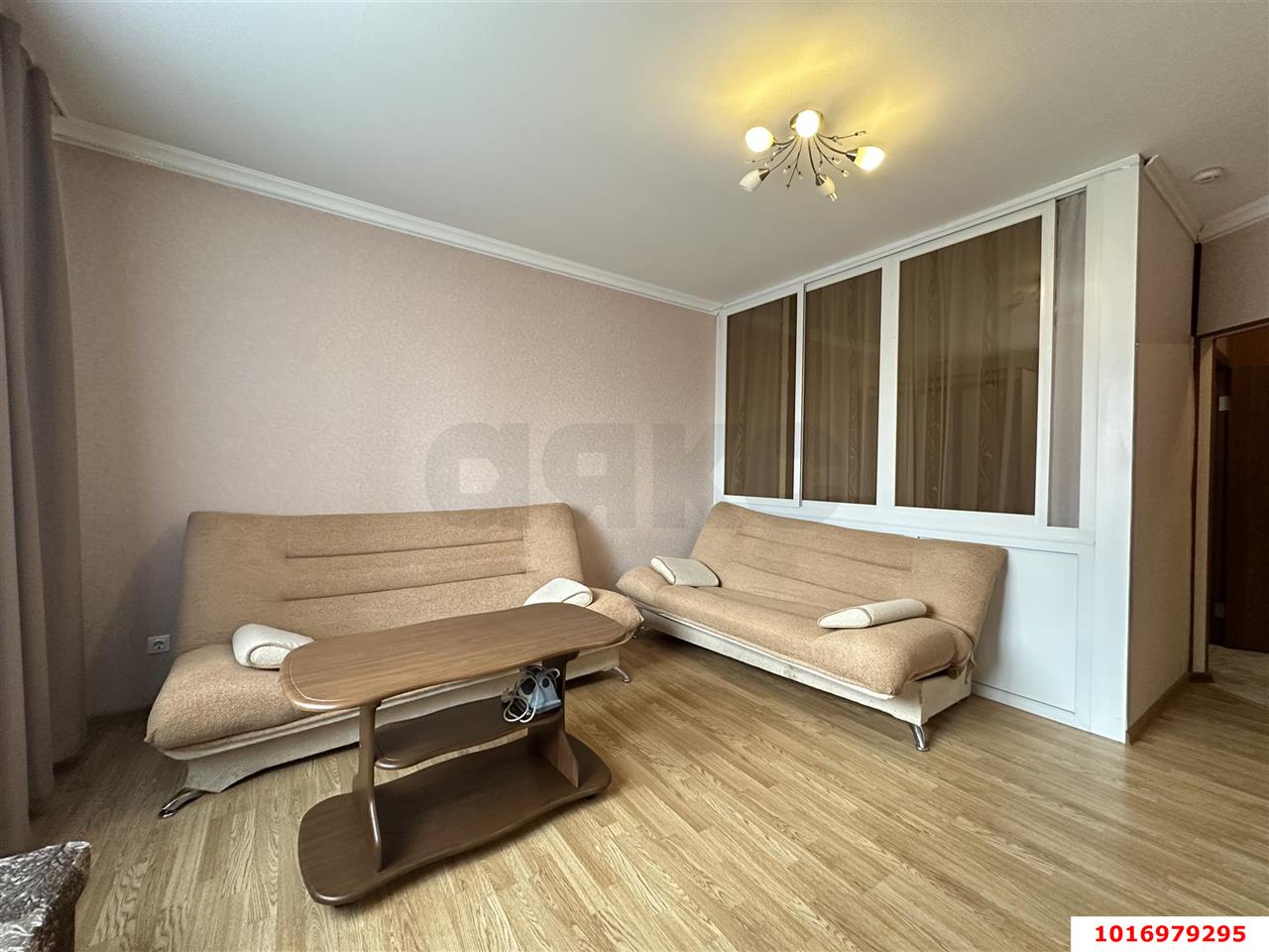 Фото №4: 1-комнатная квартира 55&nbsp;м², 4/22&nbsp;эт. - Краснодар, Прикубанский внутригородской округ, Круглик, мкр. Школьный, ул. Филатова, 19/1