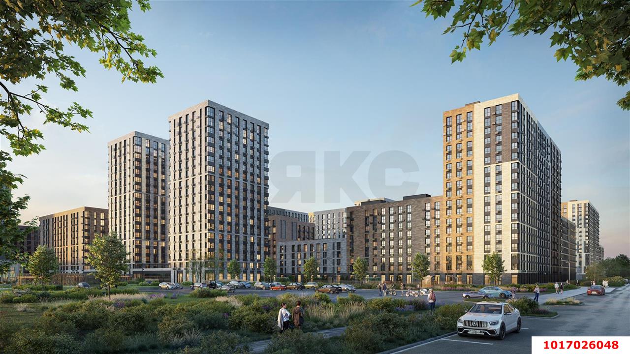Фото №6: 1-комнатная квартира 35&nbsp;м², 3/8&nbsp;эт. - Краснодар, Карасунский внутригородской округ, Хлопчато-бумажный Комбинат, мкр. жилой квартал Патрики, ул. Сормовская, лит1/1