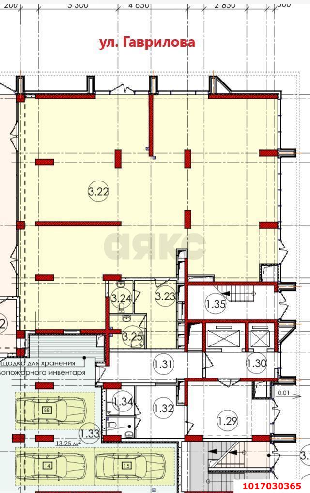 Фото №8: Торговое помещение 148&nbsp;м², 2/16&nbsp;эт. - Краснодар, Западный внутригородской округ, Центральный, мкр. ЖК Арбат, ул. имени П.М. Гаврилова, 88