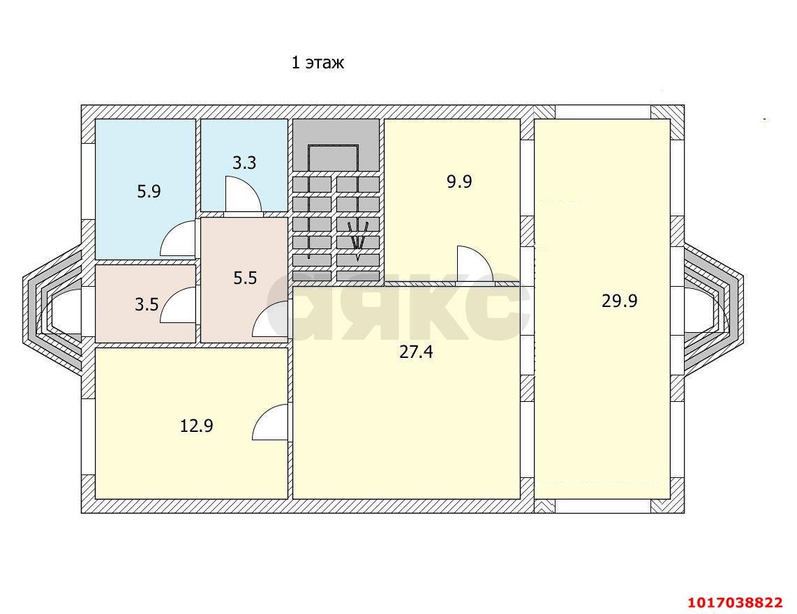 Фото №47: Дом 173&nbsp;м² + 4.17&nbsp;сот., 2&nbsp;эт. - Краснодар, Прикубанский внутригородской округ, мкр. 2-я Площадка, ул. Дворцовая, 26