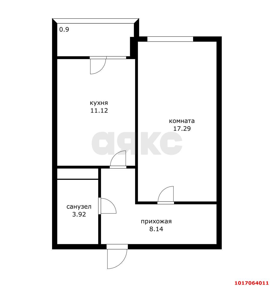 Фото №5: 1-комнатная квартира 41&nbsp;м², 12/22&nbsp;эт. - Анапа, мкр. Алексеевка, ул. Крестьянская, 23А