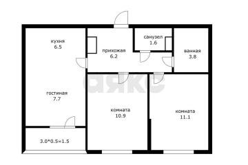Фото №1: 2-комнатная квартира 49 м², 7/16 эт. - Краснодар, мкр. жилой комплекс Ракурс, ул. имени Героя Ростовского, 8к4