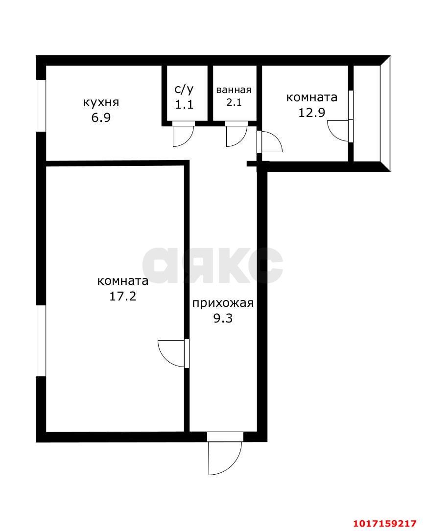 Фото №7: 2-комнатная квартира 49&nbsp;м², 2/5&nbsp;эт. - Белозёрный, мкр. Прикубанский внутригородской округ, 9