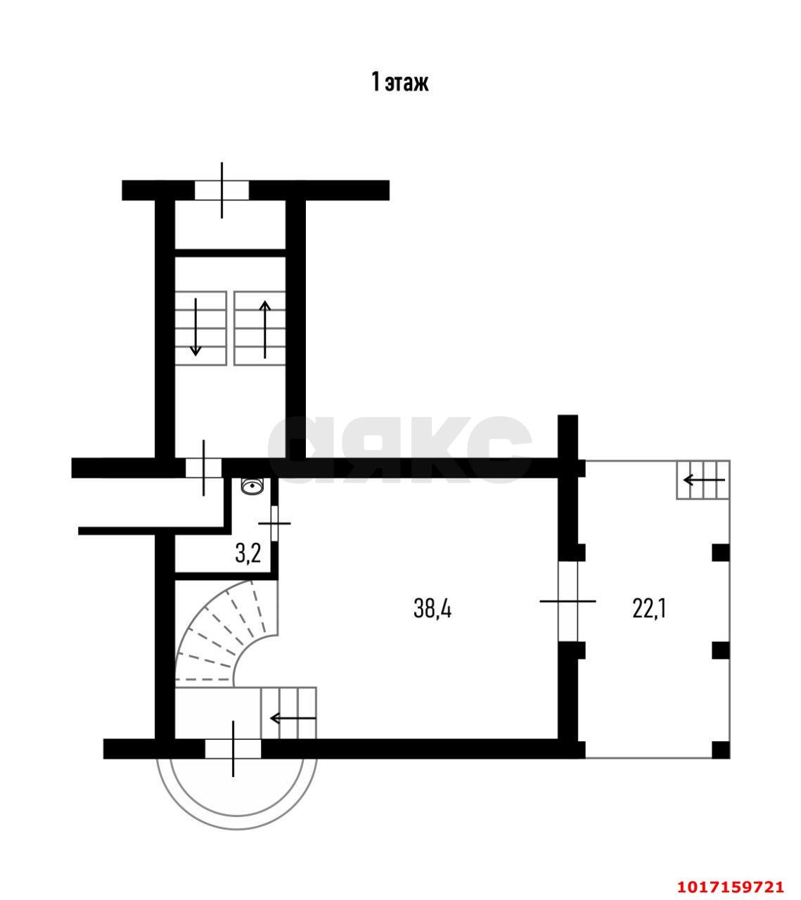 Фото №4: Торговое помещение 96&nbsp;м², 1/5&nbsp;эт. - Краснодар, Центральный внутригородской округ, мкр. Центральный, ул. Хакурате, 3