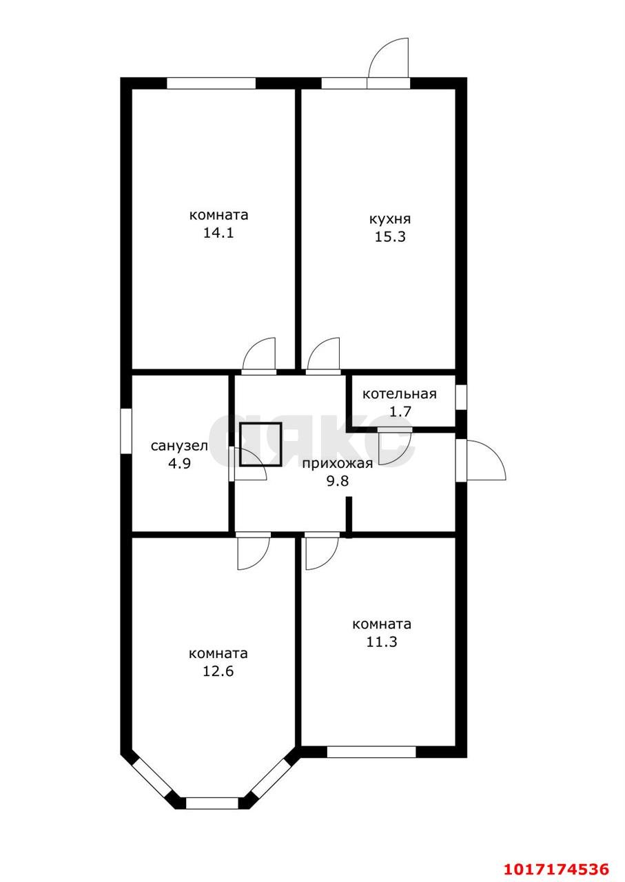 Фото №7: Дом 73&nbsp;м² + 6&nbsp;сот., 1&nbsp;эт. - Южная Кубань, мкр. Карасунский внутригородской округ, ул. Цветочная, 386