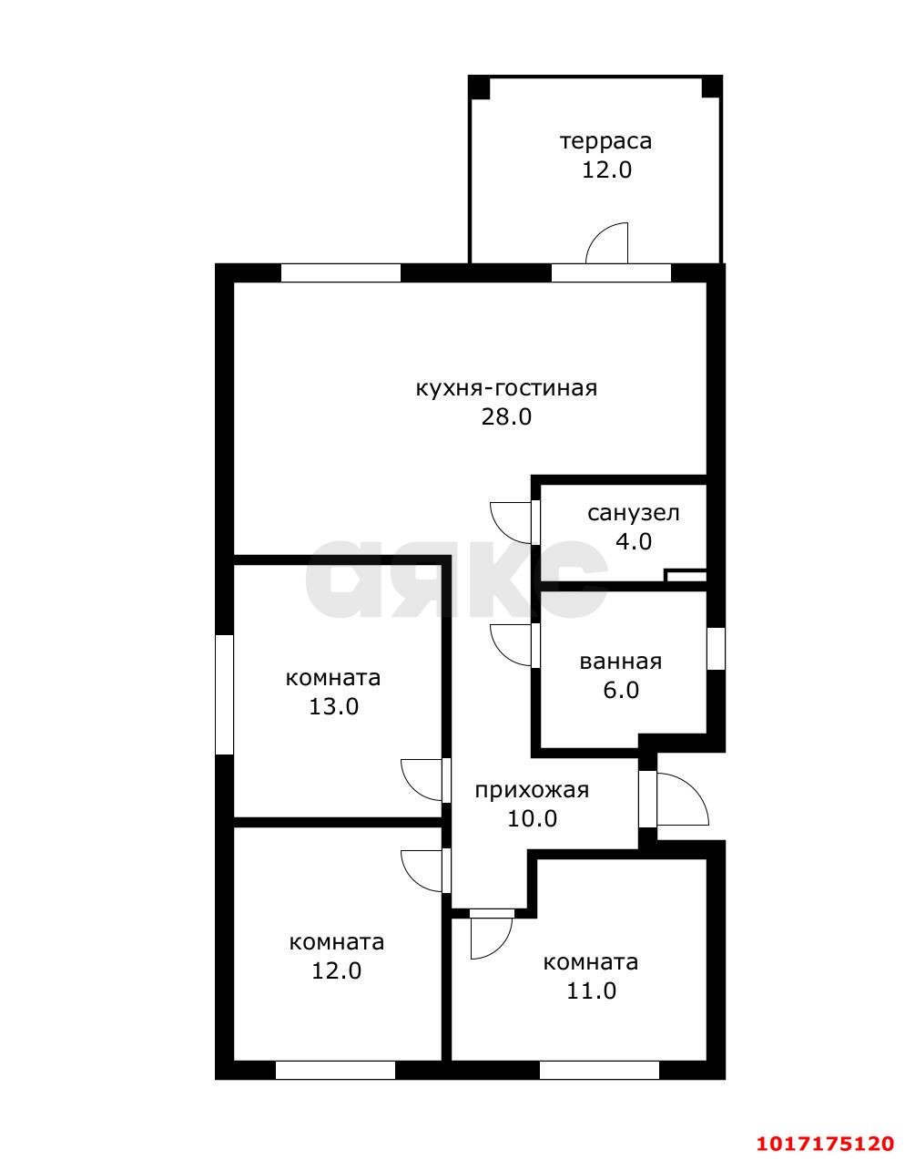 Фото №14: Дом 95&nbsp;м² + 6&nbsp;сот., 1&nbsp;эт. - Старомышастовская, мкр. поселок Сады Южные, ул. Южные Сады, 46