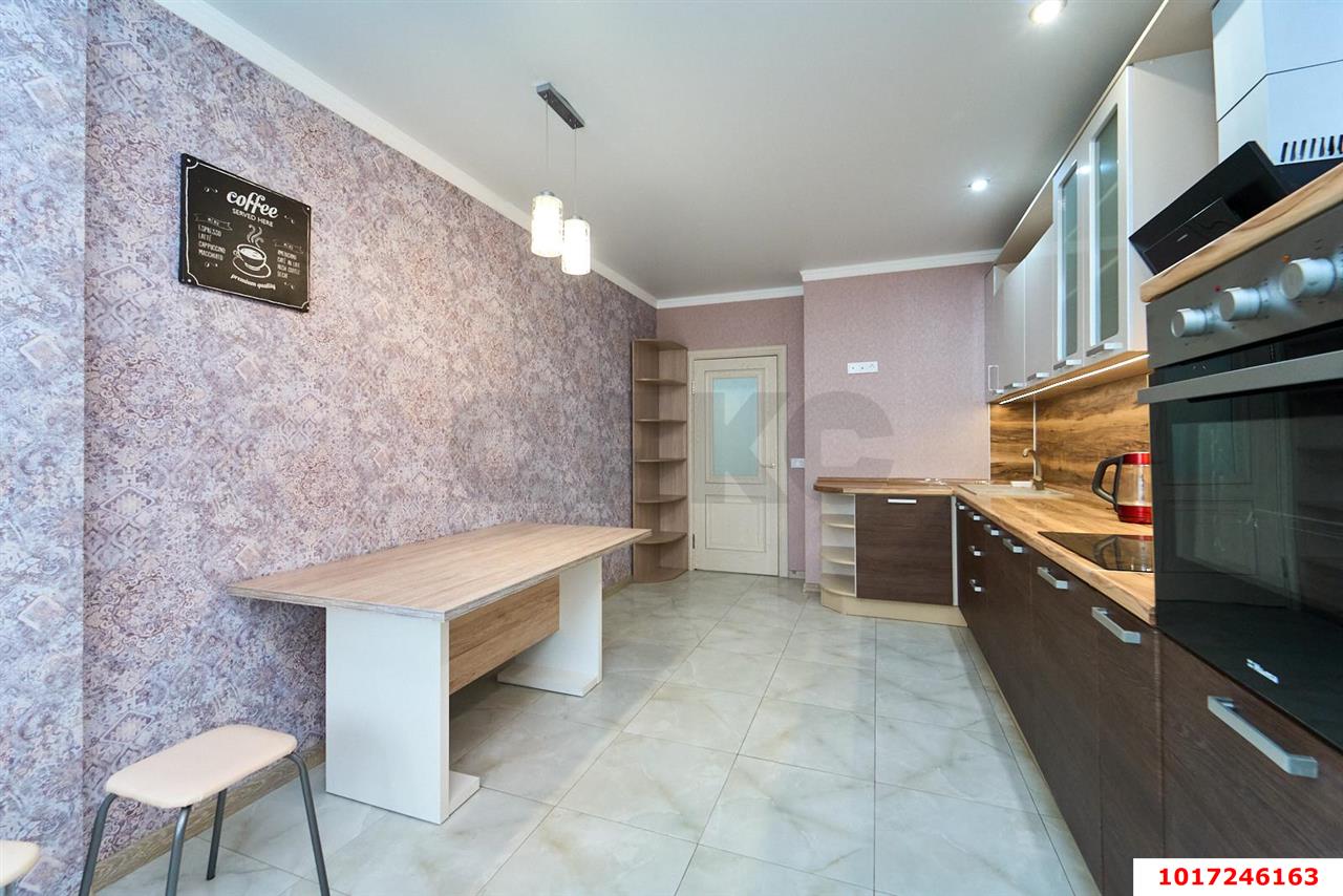 Фото №3: 2-комнатная квартира 73&nbsp;м², 16/18&nbsp;эт. - Краснодар, Прикубанский внутригородской округ, Школьный, Круглик, жилой комплекс Ежи, мкр. Табачная Фабрика, ул. Табачная, 1/1к2
