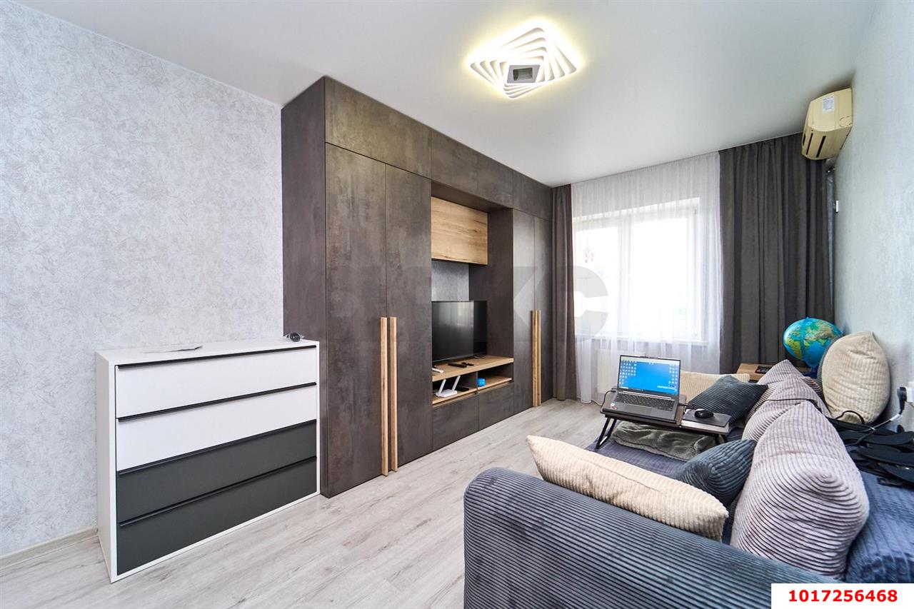 Фото №6: 1-комнатная квартира 40&nbsp;м², 8/9&nbsp;эт. - Краснодар, Карасунский внутригородской округ, мкр. Почтовый, ул. имени Валерия Гассия, 4/2