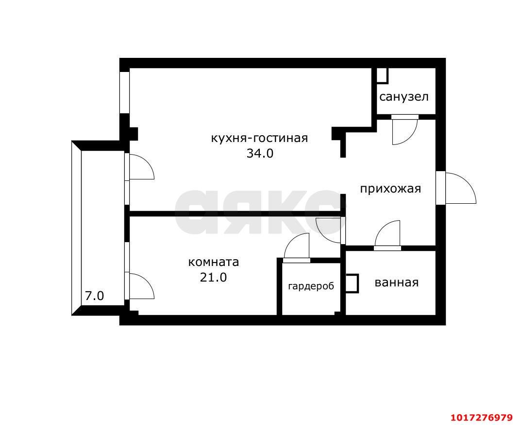 Фото №18: 2-комнатная квартира 75&nbsp;м², 2/6&nbsp;эт. - Краснодар, Прикубанский внутригородской округ, мкр. Немецкая Деревня, ул. Баварская, 8