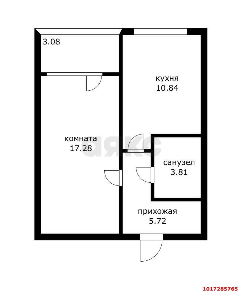 Фото №16: 1-комнатная квартира 40&nbsp;м², 1/6&nbsp;эт. - Краснодар, Прикубанский внутригородской округ, мкр. Музыкальный, ул. Рахманинова, 35