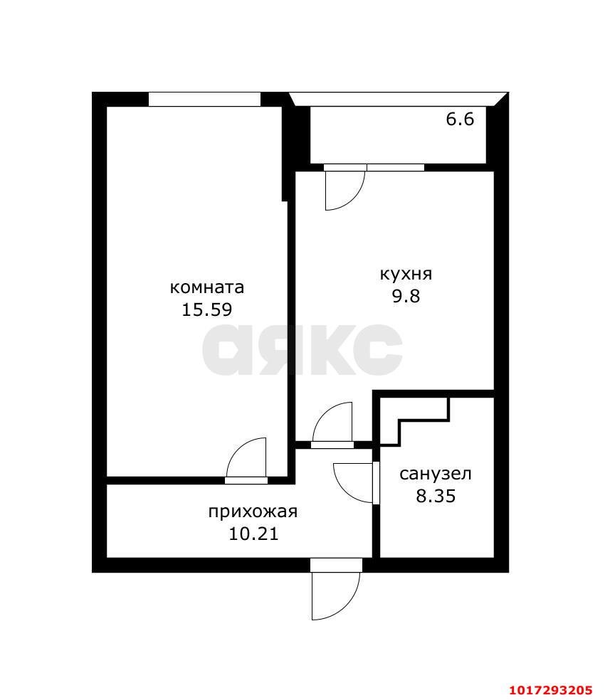 Фото №19: 1-комнатная квартира 40&nbsp;м², 13/19&nbsp;эт. - Краснодар, Прикубанский внутригородской округ, имени Петра Метальникова, мкр. ЖК Победный, ул. Евгении Жигуленко, 13