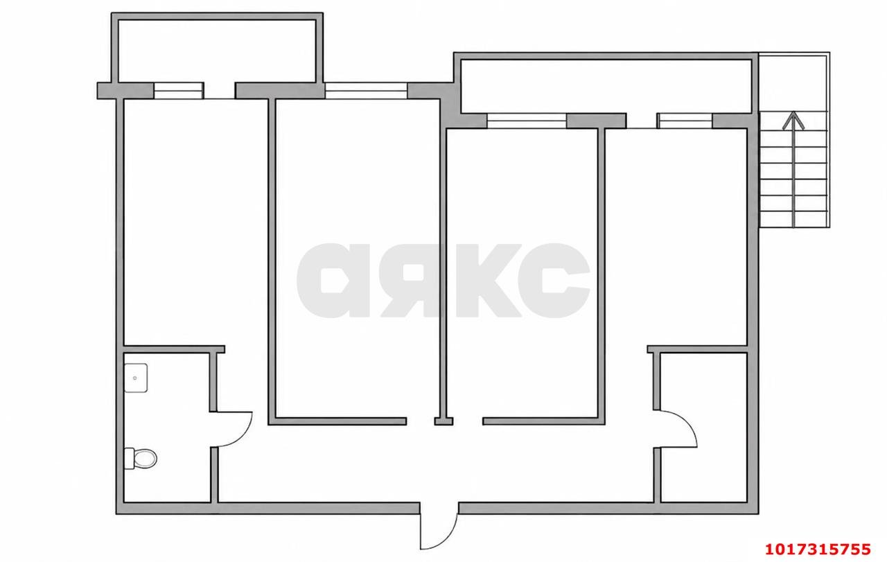 Фото №8: Офисное помещение 82&nbsp;м², 1/12&nbsp;эт. - Краснодар, Прикубанский внутригородской округ, Музыкальный, мкр. имени Петра Метальникова, ул. Петра Метальникова, 11