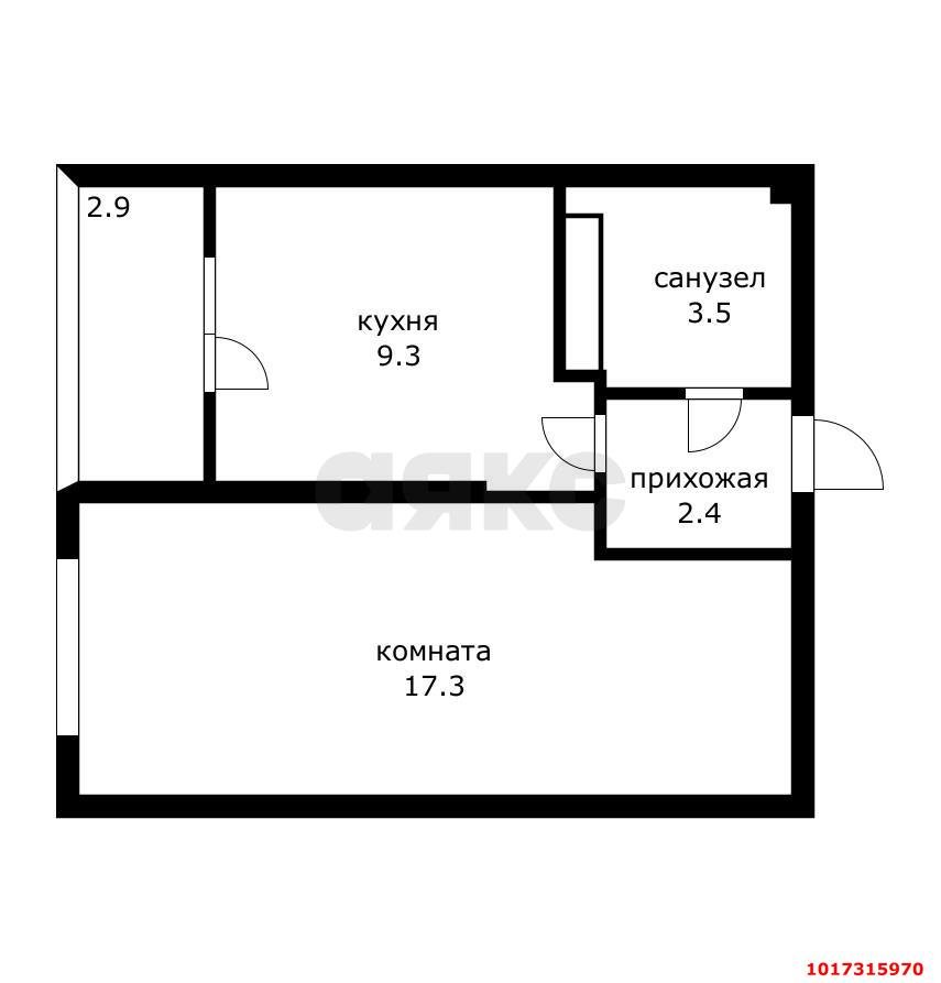 Фото №10: 1-комнатная квартира 35&nbsp;м², 16/24&nbsp;эт. - Краснодар, Прикубанский внутригородской округ, мкр. Парк Победы, ул. Героя Пешкова, 14