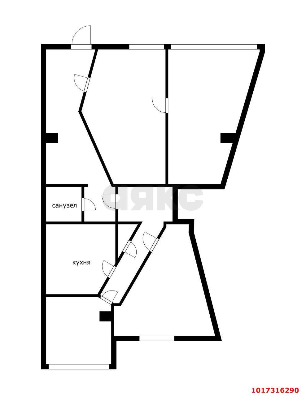 Фото №17: Офисное помещение 134&nbsp;м², 1/24&nbsp;эт. - Краснодар, Прикубанский внутригородской округ, имени Маршала Жукова, мкр. ЖК Шоколад, ул. Александра Покрышкина, 25Ак2