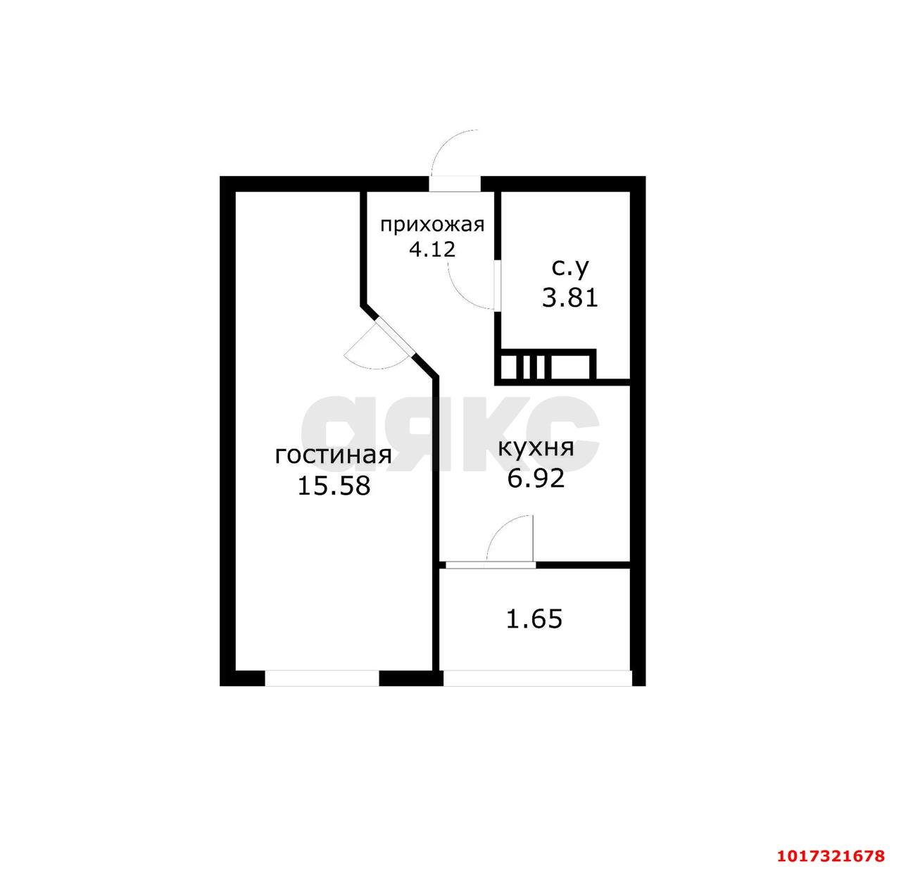 Фото №10: 1-комнатная квартира 32&nbsp;м², 19/22&nbsp;эт. - Краснодар, Прикубанский внутригородской округ, мкр. Достояние, ул. Конгрессная, 31