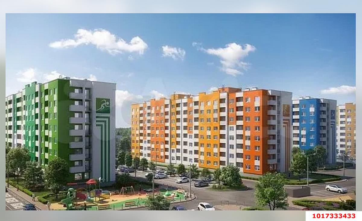 Фото №1: 1-комнатная квартира 43&nbsp;м², 7/8&nbsp;эт. - Краснодар, Карасунский внутригородской округ, ЖК Спортивный Парк, ж/р Новознаменский, ул. Войсковая, 4к10