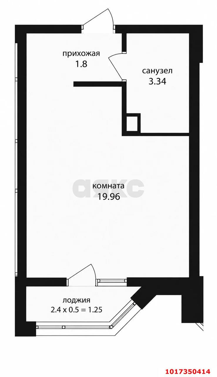 Фото №18: Студия 27&nbsp;м², 12/17&nbsp;эт. - Яблоновский, мкр. ЖК Мега-Победа 3, ул. Северная Дамба, 10к2