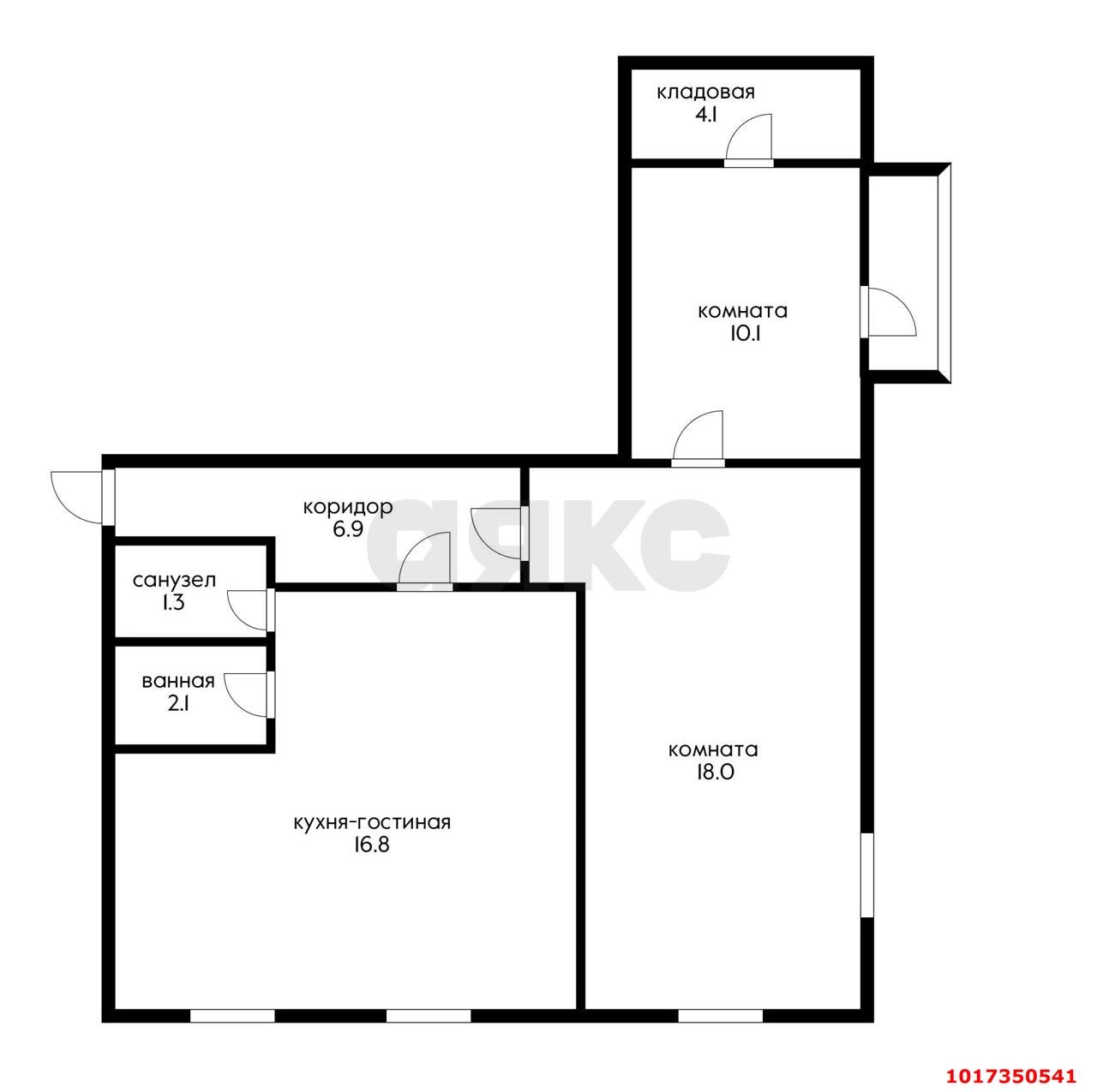 Фото №8: 2-комнатная квартира 59&nbsp;м², 4/9&nbsp;эт. - Краснодар, Карасунский внутригородской округ, мкр. Гидростроителей, ул. Трудовой Славы, 40