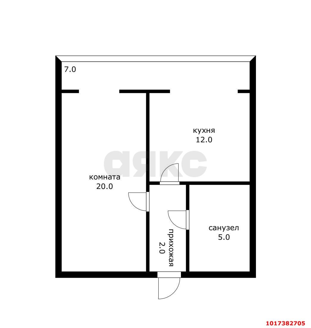 Фото №17: 1-комнатная квартира 40&nbsp;м², 9/18&nbsp;эт. - Краснодар, Карасунский внутригородской округ, мкр. жилой комплекс Трилогия, ул. имени Невкипелого, 24/2к2