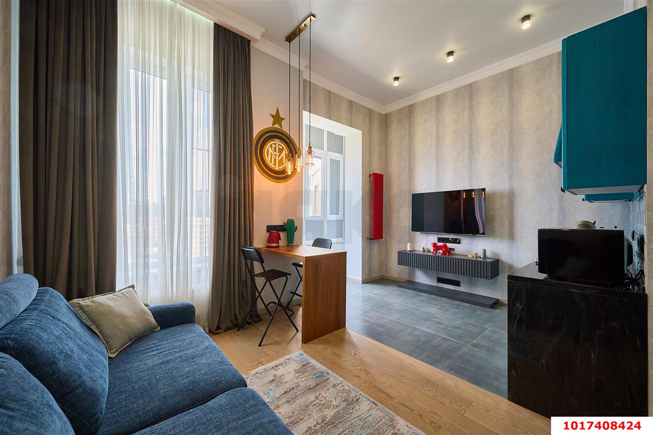 Фото №2: 1-комнатная квартира 40&nbsp;м², 16/16&nbsp;эт. - Краснодар, Прикубанский внутригородской округ, мкр. ЖК Красная Площадь, ул. Конгрессная, 15