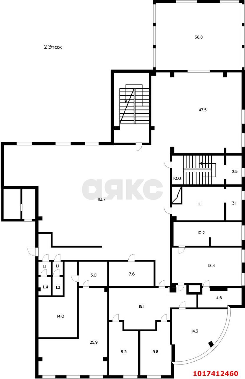 Фото №6: Офисное помещение 1035&nbsp;м², 1/9&nbsp;эт. - Краснодар, Западный внутригородской округ, мкр. Центральный, ул. Северная, 324Н