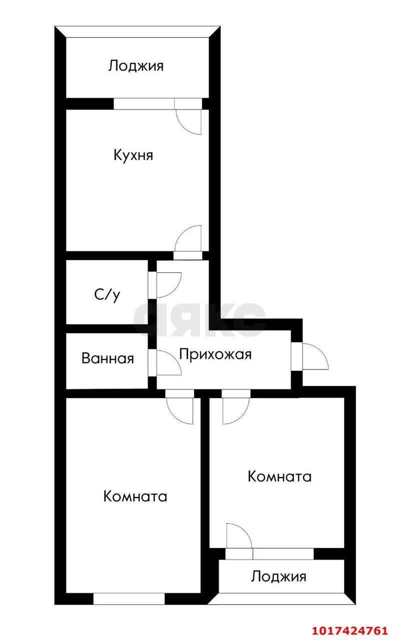 Фото №13: 2-комнатная квартира 61&nbsp;м², 20/24&nbsp;эт. - Краснодар, Прикубанский внутригородской округ, ЖК Славянка, мкр. Славянский, ул. Заполярная, 39к8