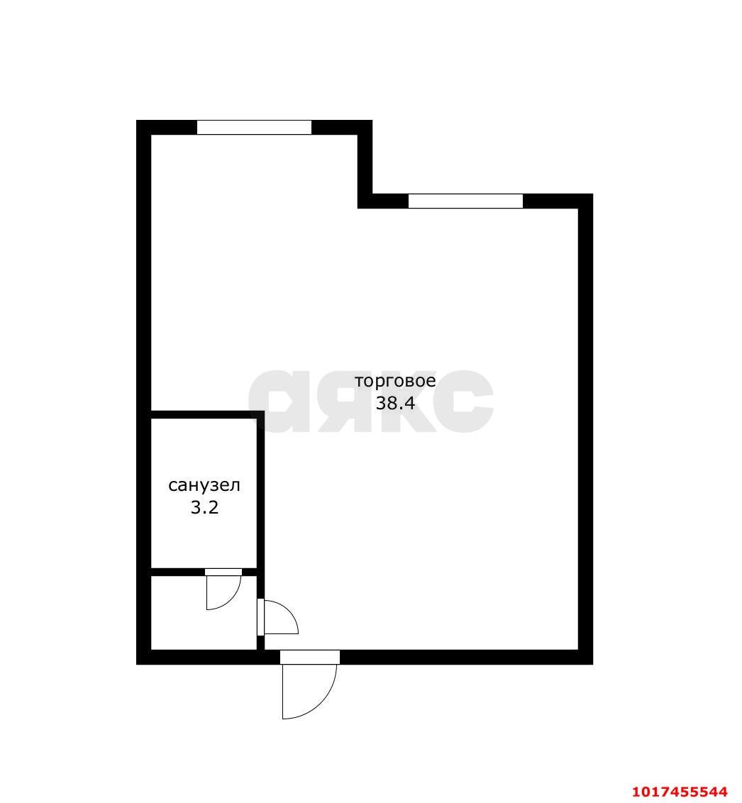 Фото №8: Торговое помещение 41&nbsp;м², -1/10&nbsp;эт. - Краснодар, Карасунский внутригородской округ, мкр. Черёмушки, ул. Селезнёва, 4А