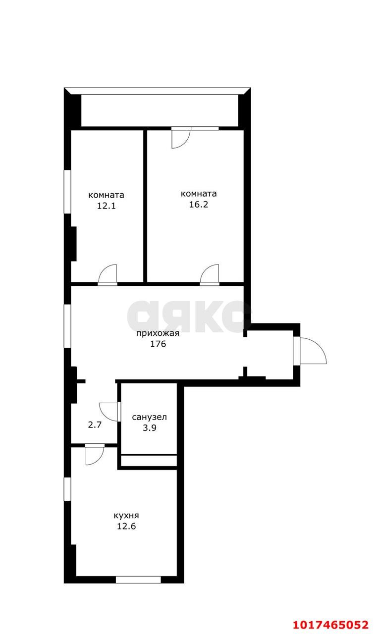 Фото №16: 2-комнатная квартира 72&nbsp;м², 12/17&nbsp;эт. - Краснодар, Карасунский внутригородской округ, мкр. ЖК Восточный Парк, ул. Трудовой Славы, 62Ак1
