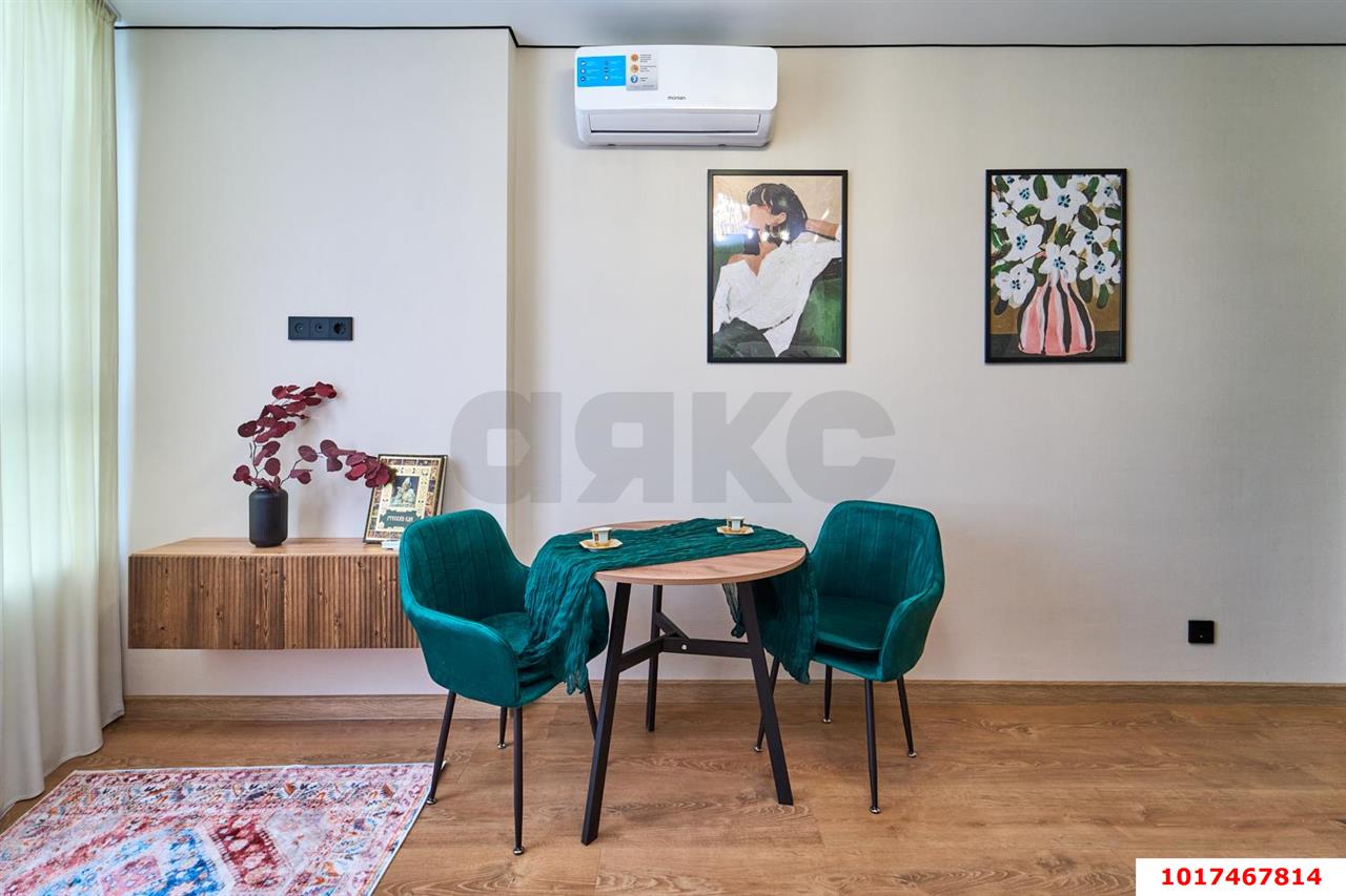 Фото №12: 1-комнатная квартира 35&nbsp;м², 5/22&nbsp;эт. - Краснодар, Прикубанский внутригородской округ, Микрохирургии глаза, мкр. жилой комплекс Сограт, ул. Красных Партизан, 4/15