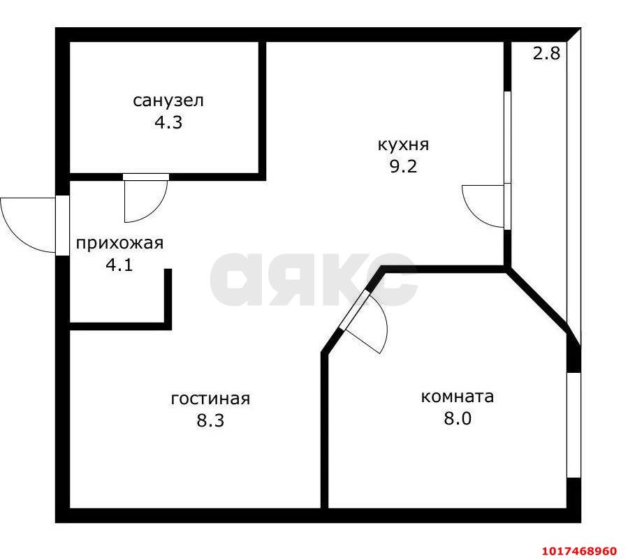 Фото №20: 1-комнатная квартира 36&nbsp;м², 2/4&nbsp;эт. - Новая Адыгея, ул. Шовгенова, 24