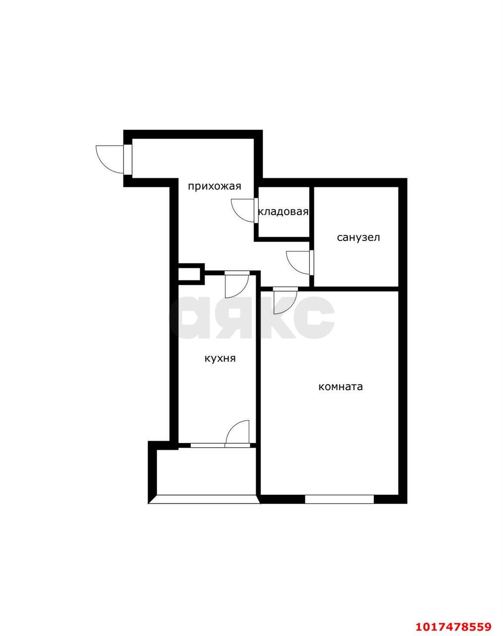 Фото №16: 2-комнатная квартира 79&nbsp;м², 5/14&nbsp;эт. - Краснодар, Центральный внутригородской округ, мкр. Завод Измерительных Приборов, ул. Зиповская, 4/3